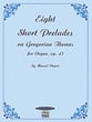 Eight Short Preludes on Gregorian Organ sheet music cover